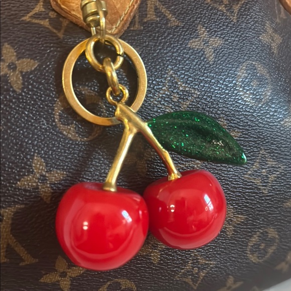 Cherry purse decor /Key chain,large,brand new - Picture 2 of 5